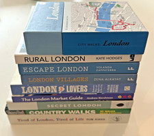 Bundle of 9x London Books - Tourism / Exploration / Markets / Villages - LikeNew