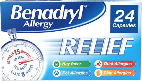 Benadryl allergy relief - x,