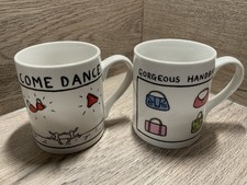 EDWARD MONKTON MUGS X 2 VGC -