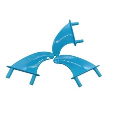 3Pcs Soft Top Surfboard Fins