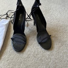 Reiss Leather Shoes Size 40 Black