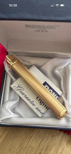 Ronson ladies lighter - ladies, brushed