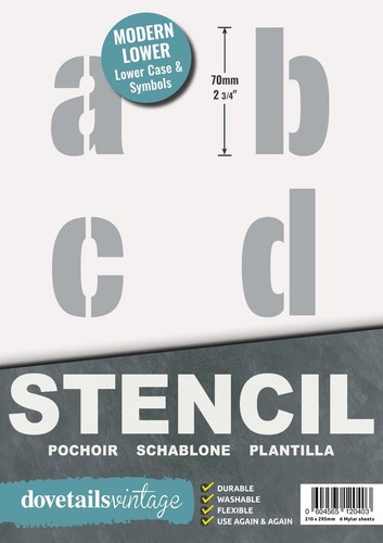 Large stencil letters - stencil,