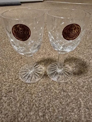 Webb hand cut glass - webb,