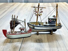 VINTAGE PAIR OF FISHING BOAT