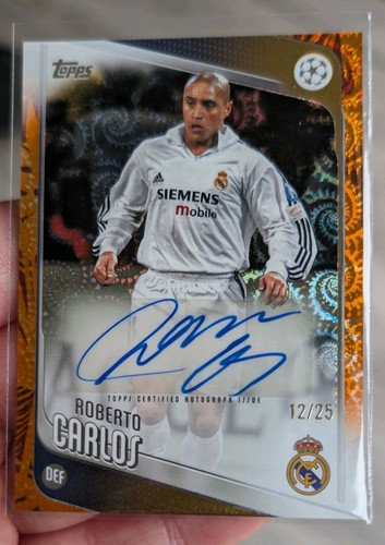Roberto carlos topps - roberto,
