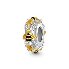 Dancing Bee Spacer Charm For