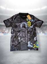 Brazil Christ The Redeemer Football Jersey Shirt Jesus