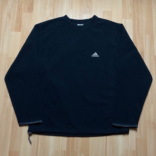 Vintage adidas black fleece - adidas,