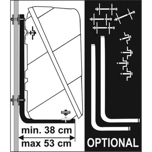 Fiamma kit wall - wall, box