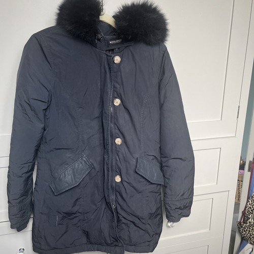 Woolrich navy women parka - woolrich, women's