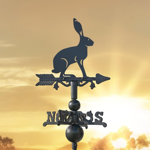 Hare miniature weathervane - hare,