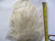 cock saddle cape indian white hackle feathers fly tying materials