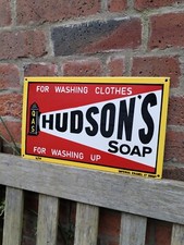 Hudsons Enamel Sign hudsons