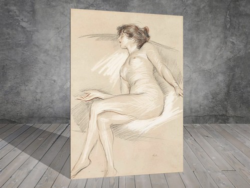 Paul césar helleu lying nude - paul,