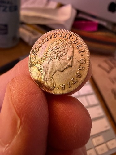 1762 maundy threepence - threepence, of