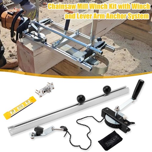 Chainsaw mill winch - chainsaw, with
