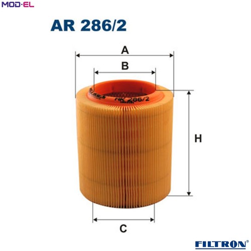 Air filter 286 for - filter, ar