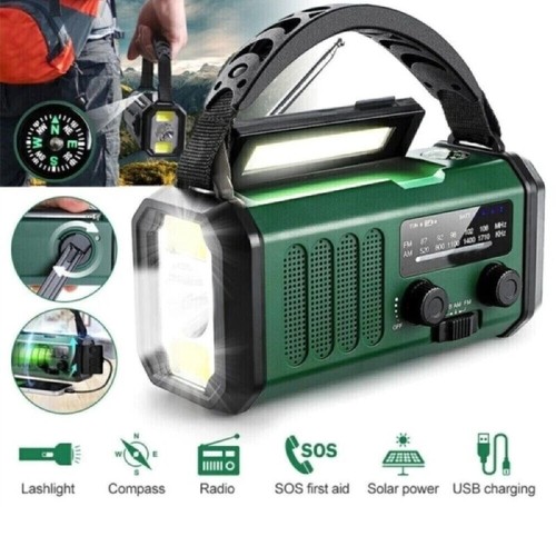 Emergency solar hand crank - solar,