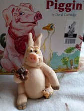 Piggin Phobia Collectable Pig Ornament With Spider And Mouse BOXED