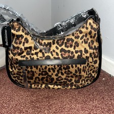 Leopard Print Tote Bag Fluffy