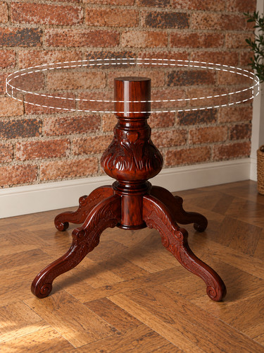 Dining table pedestal base - pedestal,