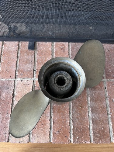 Vintage brass propeller - propeller, double