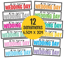12 Mixed Colour WEDDING DAY