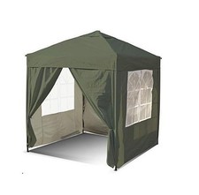  Pop Up Gazebo with Weights Fully Waterproof 3x3m AUCTION Green Outdoor Party 