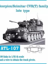 1/35 Scorpion/Scimitar Cvrt Late Model Crawler Detail Up Parts Atl Plastic Model