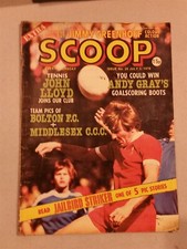 SCOOP JULY 1st 1978 no 24 BRITISH WEEKLY FOOTBALL COMIC MAGAZINE_