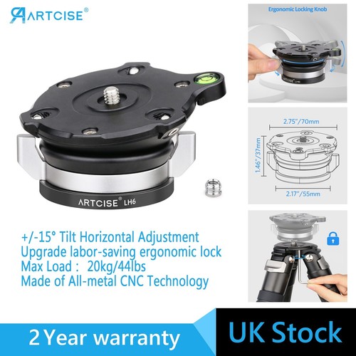 70mm cnc tripod leveling base - 70mm,