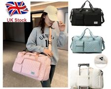 UK Seller Large Women Duffle Bag Sport Gym Bag Holdall Bag Weekend Travel Bag