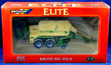 MINT 1:32 Britains Farm ELITE 15040 KRONE BIG SQUARE BALER w HAY BALE 4 Tractors