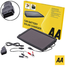 AA 2.4W 12V Solar Panel Car Caravan Battery Charger - AA4185