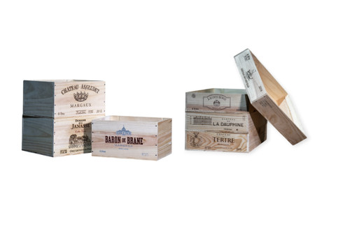 Wooden wine box crates - 7, x
