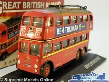 3 AXLE QI TROLLEY BUS LONDON TRANSPORT MODEL BUS 1:76 SCALE CORGI OOC ATLAS K8