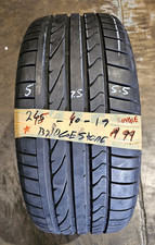 245/40R19 Bridegstone Potenza RE050A*  94W  7mm Tread  2454019 RUNFLAT