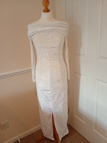Vintage 1980s velour white - 1980s,