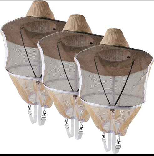Beekeeper hat with bee veil - hat,
