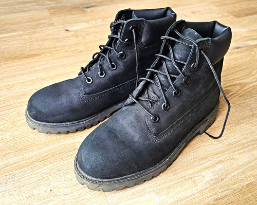 Timberland black leather - timberland,