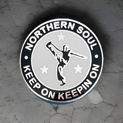 Northern soul pin badge - northern,