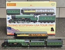 Hornby R2953 OO Gauge Flying Scotsman USA Tour 1969 Train Pack DCC Fitted