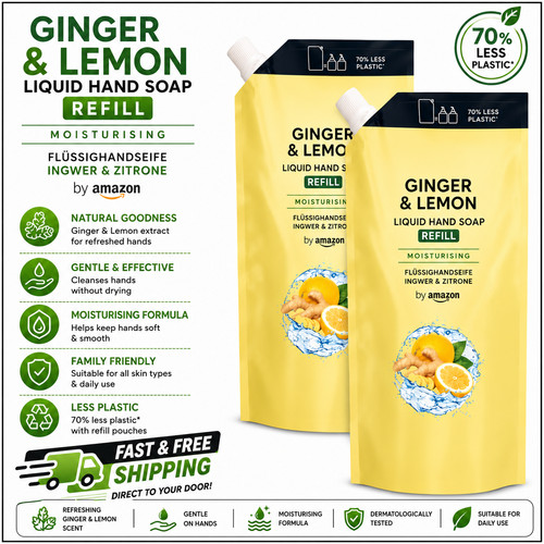 Ginger lemon hand soap - ginger,