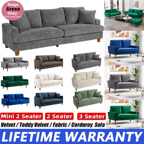 Seater corduroy sofa - 2/3/4,