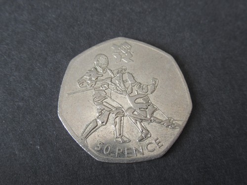London olympic 2012 50p - olympic, coin