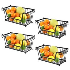 Storage stacking wire basket - stacking,