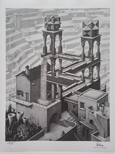 Escher signed - m.,