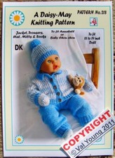  DOLLS KNITTING PATTERN for
