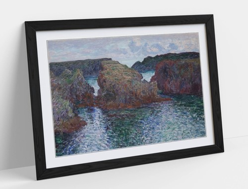 Claude monet rocks - monet,, at